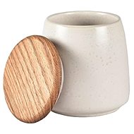 Bitz Jar with lid 12 Matte Cream - Storage Jar
