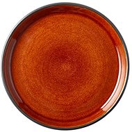 Bitz Serving Plate 17 Black/Amber - Plate
