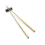 Bitz Chopsticks with stand Brass - Cutlery
