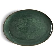 Bitz Oval Serving Bowl 45x34 Black/Green - Bowl