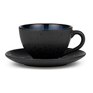 Bitz Cup and saucer Black/Dark Blue - Mug
