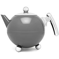 Teapot Bella Ronde 1,2L, Cool Grey Chrome, chrome handle - Teapot