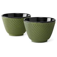 Cast iron tea cups Xilin, green (set of 2) - Set of Cups