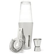 Boston shaker 4 piece set (shaker, strainer, measuring cup, spoon) - Cocktail Shaker