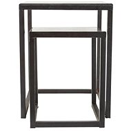 Villa Collection Stolek (2 ks) Black - Konferenční stolek