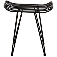 Villa Collection Kovový sedák/stolek Black 41 cm - Side Table