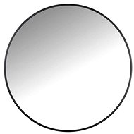 Villa Collection Kulaté zrcadlo s kovovým rámem Black 80cm - Mirror