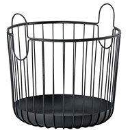 Zone Denmark Úložný kovový koš Inu Black 30 x 30.5 cm - Storage Box