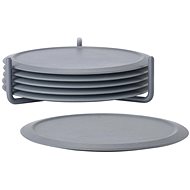 Zone Denmark Mug pads with stand (6 pcs) Singles Cool Grey - Coaster