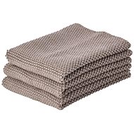 Zone Denmark Kitchen Towel (3 pcs) 27x27cm Taupe Brown - Kitchen Towel