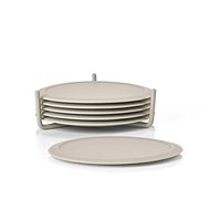 Zone Denmark Hot Pads with Stand (Set of 6) Mud Singles - Coaster
