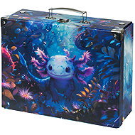 BAAGL Foldable school case Axolotl with fittings - Small Briefcase