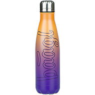 BAAGL Thermoflasche mit Metalldeckel Gradient gelb-violett, 500 ml - Thermoskanne
