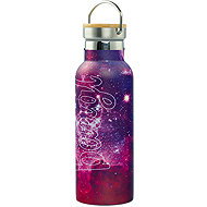 BAAGL Thermoflasche mit Bambusdeckel Galaxy, 500 ml - Thermoskanne