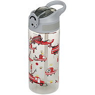 BAAGL Tritan Trinkflasche mit Strohhalm Rettungskräfte 500 ml - Trinkflasche