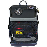 BAAGL School Bag Zippy Plus Pixel Space - Briefcase