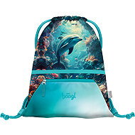 BAAGL Bag with pocket Dolphin - Drawstring Bag