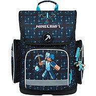 BAAGL Ergo Minecraft Blue Axe iskolatáska - Iskolatáska