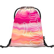 BAAGL Bag Skate Pink Stripes - Shoe Bag