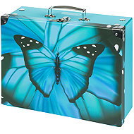 BAAGL Foldable school case Butterfly with fittings - Small Briefcase