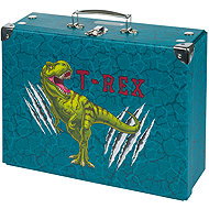 BAAGL Foldable school case T-REX with fittings - Small Briefcase