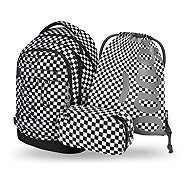 BAAGL SET 3 Skate Max Ska: backpack, pencil case, GRS bag - School Set