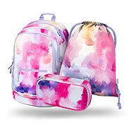 BAAGL 3 SET Core Painting: backpack, pencil case, bag - School Set