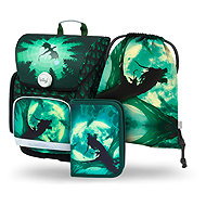 BAAGL 3 SET Ergo Dragon: briefcase, pencil case, bag - School Set
