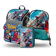 BAAGL SET 3 Zippy Skatepark: briefcase, pencil case, bag - School Set