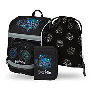 BAAGL SET 3 Zippy plus Harry Potter Hogwarts Lumos: briefcase, pencil case, bag - School Set