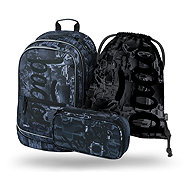 BAAGL 3 SET Core Technic: backpack, pencil case, bag - School Set