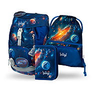 BAAGL SET 3 Airy Space: backpack, pencil case, bag - School Set