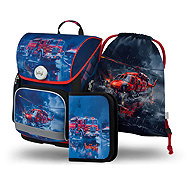 BAAGL SET 3 Ergo Lifeguards: briefcase, pencil case, bag - School Set