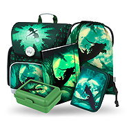 BAAGL 5 SET Ergo Dragon: briefcase, pencil case, bag, folders, box - School Set