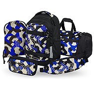 BAAGL SET 5 Skate Max Variety: backpack, pencil case, duffel bag, sports bag, GRS kidney bag - School Set