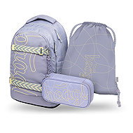 BAAGL SET 3 Skate Max Mishmash: Rucksack, Federtasche, Beutel GRS - Schulset