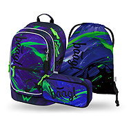 BAAGL SET 3 Core Football champion: backpack, pencil case, GRS bag - School Set