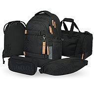 BAAGL SET 5 Skate Max Darkness: backpack, pencil case, duffle bag, sports bag, kidney bag - School Set