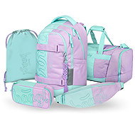 BAAGL SET 5 Skate Max Sweet: backpack, pencil case, bag, sports bag, GRS kidney bag - School Set