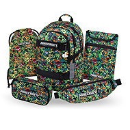 BAAGL SET 5 Skate Minecraft Chaos: backpack, pencil case, bag, kidney bag, laptop sleeve - School Set