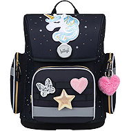 BAAGL School bag Ergo Unicorn Gold - Briefcase