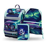 BAAGL SET 3 Zippy Plus Aurora: Schulranzen, Federtasche, Tasche GRS - Schulset