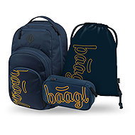 BAAGL SET 3 Coolmate Lux: batoh, penál, sáček - School Set