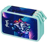 BAAGL Školní penál třípatrový Aurora GRS - Pencil Case