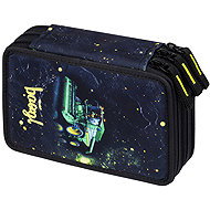 BAAGL Školní penál třípatrový Traktor GRS - Pencil Case