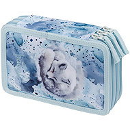 BAAGL Školní penál třípatrový Polar GRS - Pencil Case