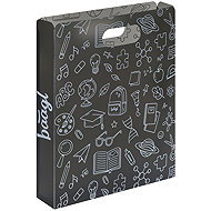 BAAGL Plastic folders for school notebooks School grey - School Bag Organiser