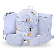BAAGL SET 5 Skate Lilac: batoh, penál, sáček, ledvinka, obal na notebook - School Set