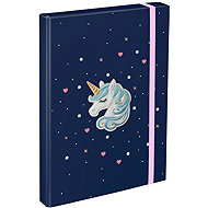 BAAGL Desky na školní sešity A4 Unicorn Gold - School Folder