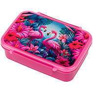 BAAGL Box na svačinu s přihrádkami Flamingo - Lunch Box